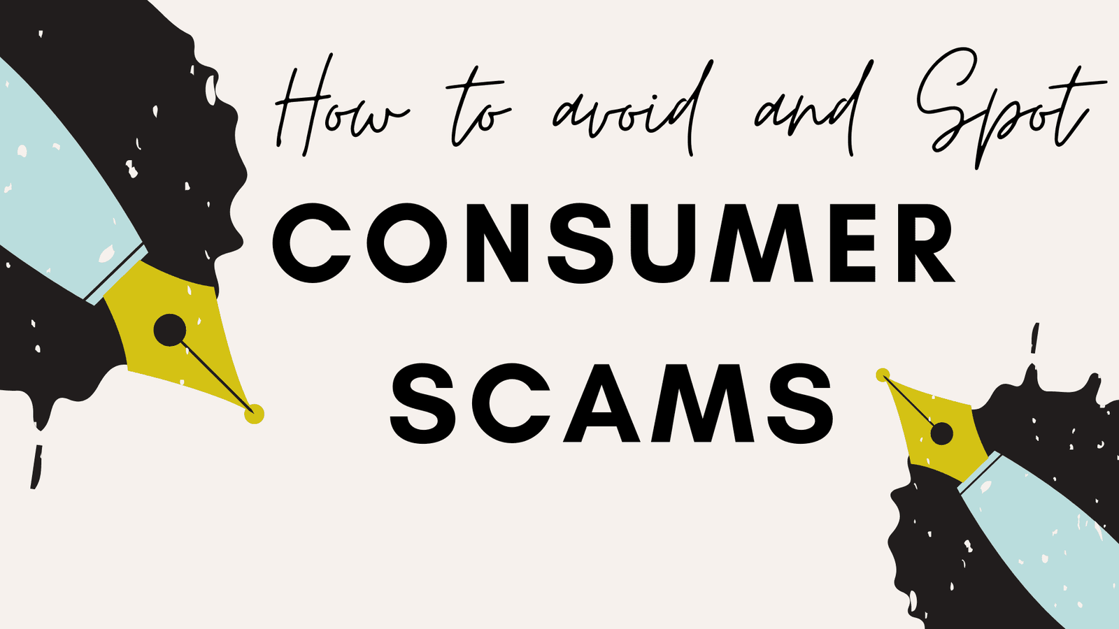 Consumer scams