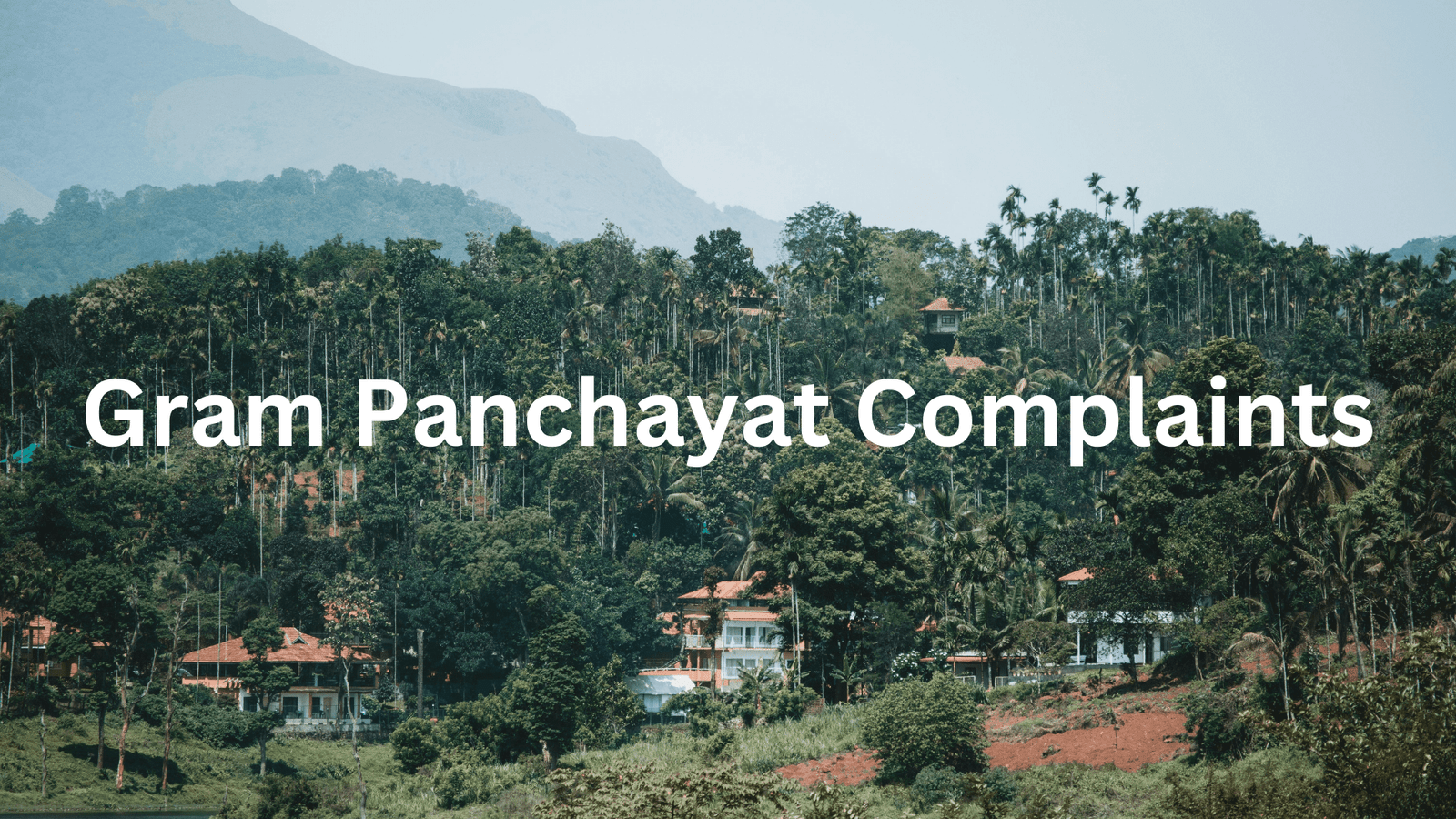 Gram panchayat complaints