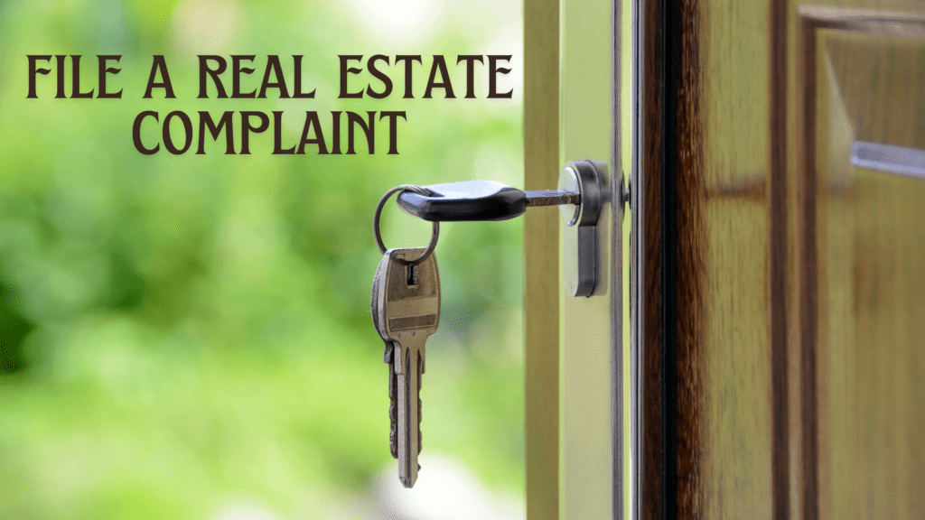 Real Estate Complaint