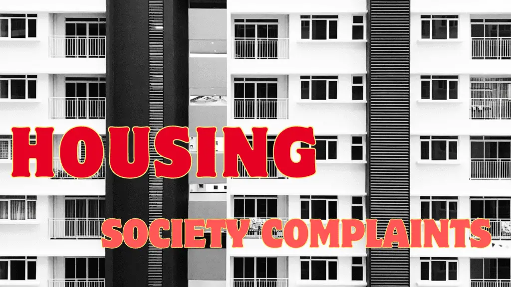 Cooperative Housing Society Complaint