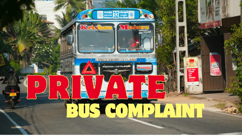 Private Bus Complaint
