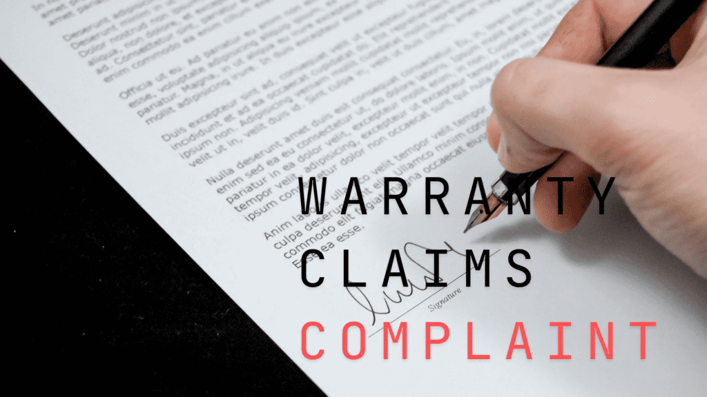 Warranty Claims